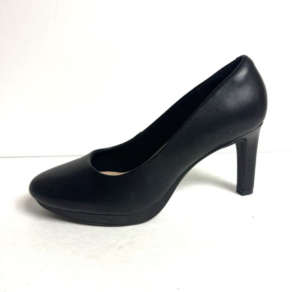 Clarks Women's Ambyr Joy Heel Black Size 7.5 M